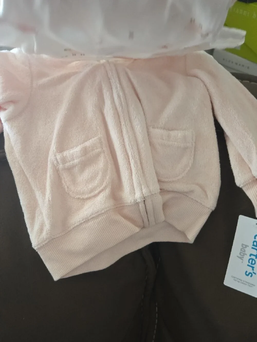Carter's Light Pink Lamb Plush 3-Piece Set